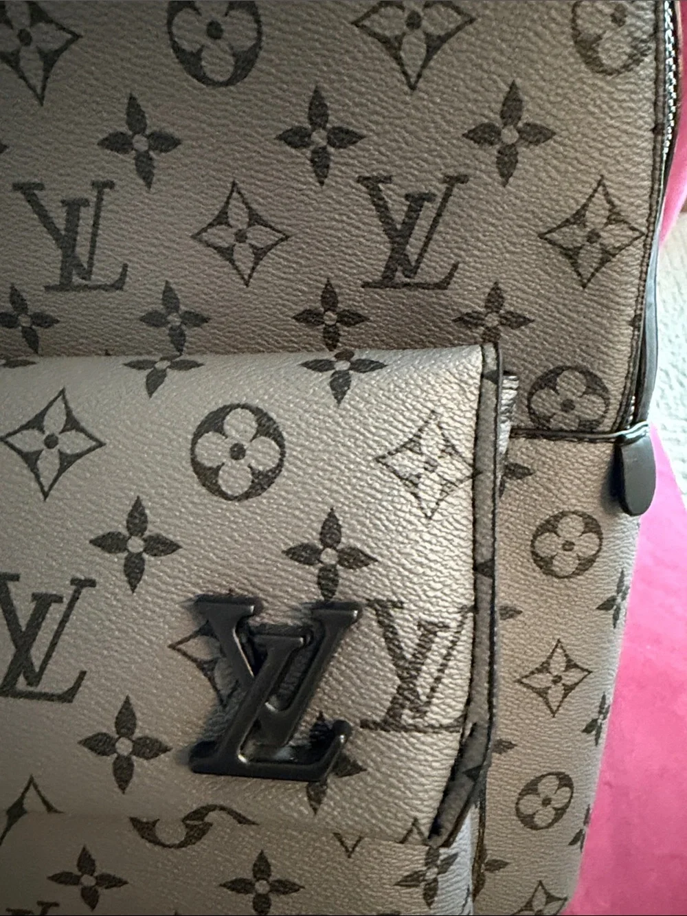 Fashion inspired backpack grey and black now no tag